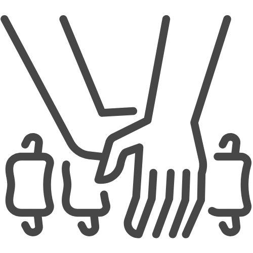 Chiropractic adjustment icon